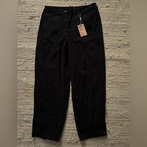 Quince Organic Stretch Cotton Twill Barrel Pant - size 12